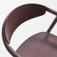 Dibs Chair in Oxblood - Angle 13