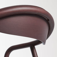 Dibs Chair in Oxblood - Angle 14