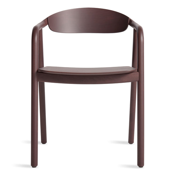 Dibs Chair in Oxblood - Angle 1