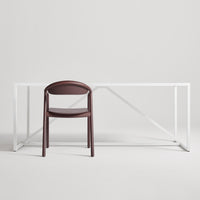 Dibs Chair in Oxblood - Angle 15