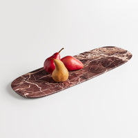Delicious Large Marble Tray en Cherry Marble - ángulo 2