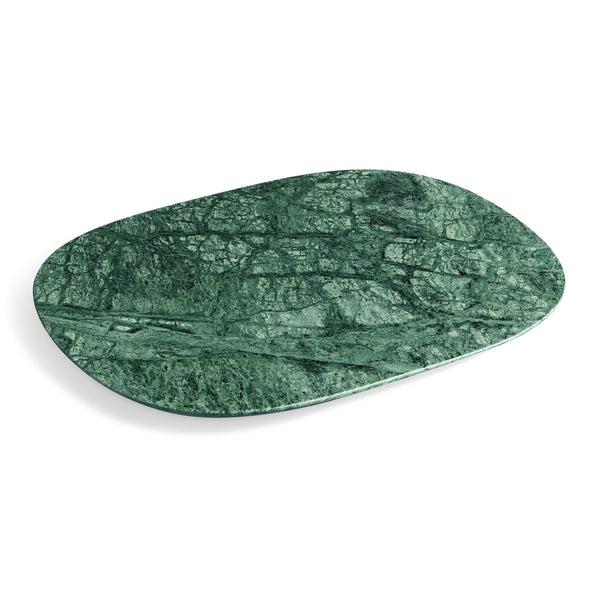 Delicious Medium Marble Tray in Green Marble - Angle 1