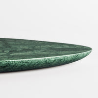 Delicious Medium Marble Tray in Green Marble - Angle 4