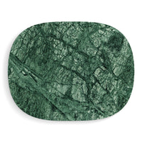 Delicious Medium Marble Tray in Green Marble - Angle 6