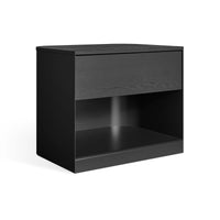 Dally Nightstand in Black - Angle 3