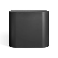 Dally Nightstand in Black - Angle 10