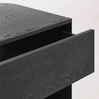 Dally Nightstand in Black - Angle 12
