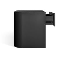 Dally Nightstand in Black - Angle 8