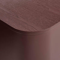 Dally Nightstand in Oxblood - Angle 13