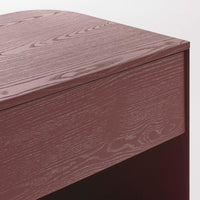 Dally Nightstand in Oxblood - Angle 11
