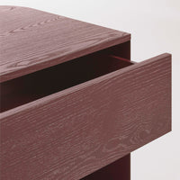 Dally Nightstand in Oxblood - Angle 12