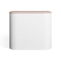 Dally Nightstand in White - Angle 10
