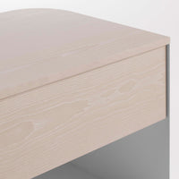 Dally Nightstand in White - Angle 11