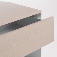 Dally Nightstand in White - Angle 12