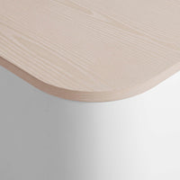 Dally Nightstand in White - Angle 13