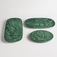 Delicious Medium Marble Tray in Green Marble - Angle 3