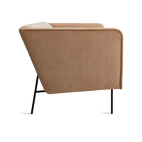 Dandy 96" Sofa en Camel Velvet - ángulo 3