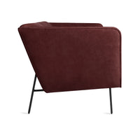 Dandy 96&quot; Sofa in Oxblood Leather - Angle 3