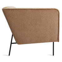 Dandy Lounge Chair in Camel Velvet - Angle 5