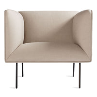 Dandy Lounge Chair in Oatmeal - Angle 1