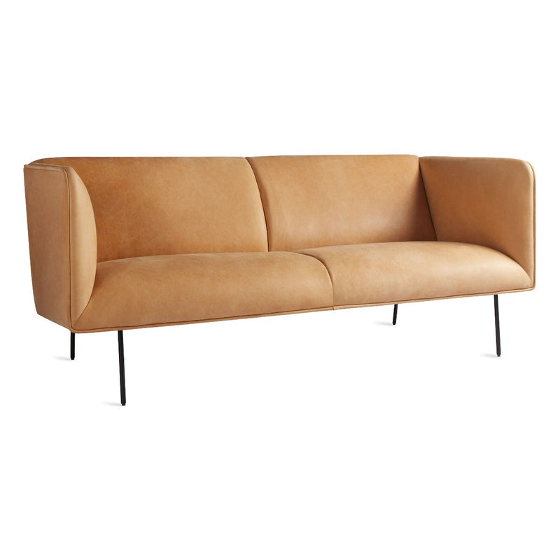 Dandy 70" Sofa in Camel Leather
