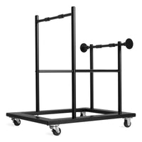 Stacking Chair Dolly in Black - Angle 5