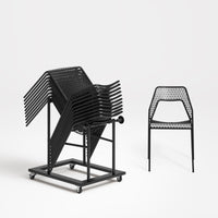 Stacking Chair Dolly in Black - Angle 9