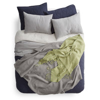 You May Duvet Cover in Grey - Angle 2