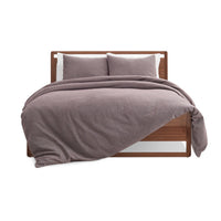 You May Duvet Cover in Oxblood - Angle 2