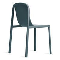Decade Chair in Marine Blue - Angle 8