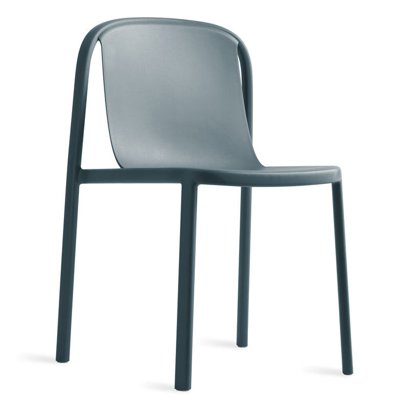 Decade Chair in Marine Blue - Angle 1