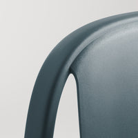 Decade Chair in Marine Blue - Angle 12
