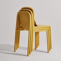 Decade Chair in Mustard - Angle 10