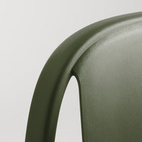 Decade Chair in Olive - Angle 11