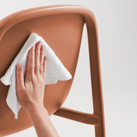 Decade Chair in Tomato - Angle 14
