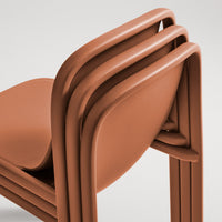 Decade Chair in Tomato - Angle 13