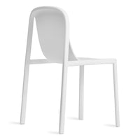 Decade Chair in White - Angle 8