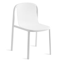Decade Chair in White - Angle 5