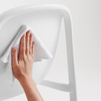 Decade Chair in White - Angle 14