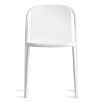 Decade Chair in White - Angle 1