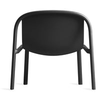 Decade Lounge Chair in Black - Angle 7