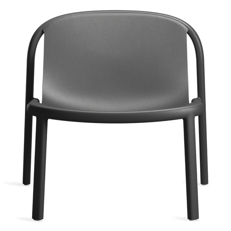 Decade Lounge Chair in Black - Angle 1