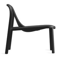 Decade Lounge Chair in Black - Angle 5
