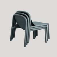 Decade Lounge Chair in Marine Blue - Angle 9