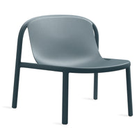 Decade Lounge Chair in Marine Blue - Angle 4
