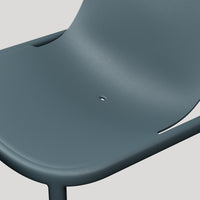 Decade Lounge Chair in Marine Blue - Angle 11