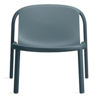 Decade Lounge Chair in Marine Blue - Angle 1