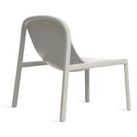 Decade Lounge Chair in Putty - Angle 7