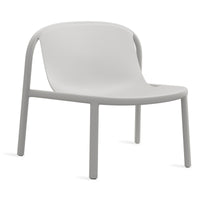 Decade Lounge Chair in Putty - Angle 4