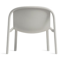 Decade Lounge Chair in Putty - Angle 8